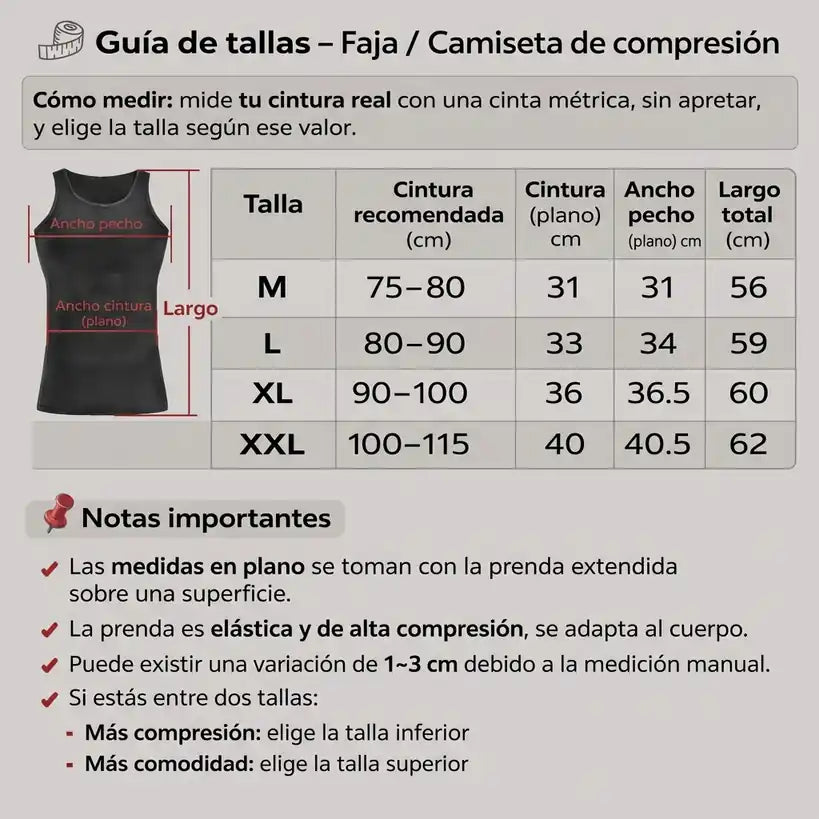 AlphaFit™ Camiseta Moldeadora Hombre