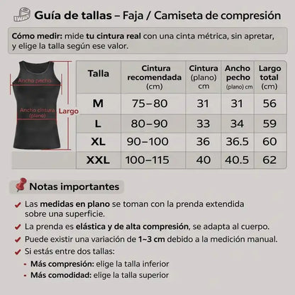 AlphaFit™ Camiseta Moldeadora Hombre
